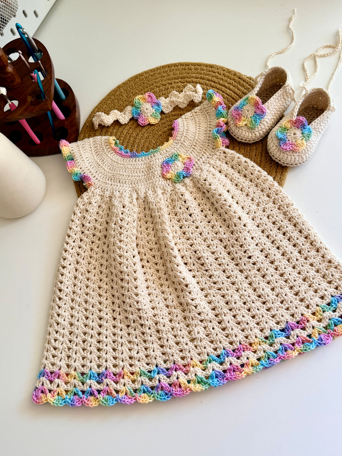 RAINBOW DRESS SET