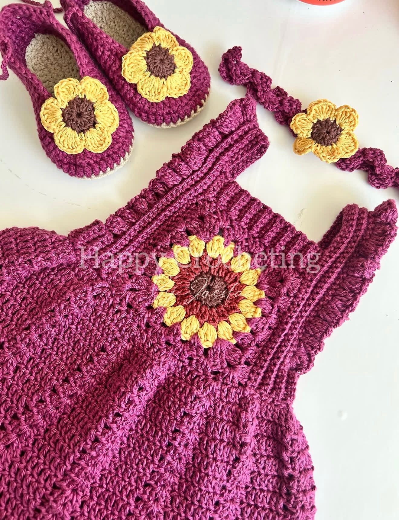 SUN FLOWER DRESS SET