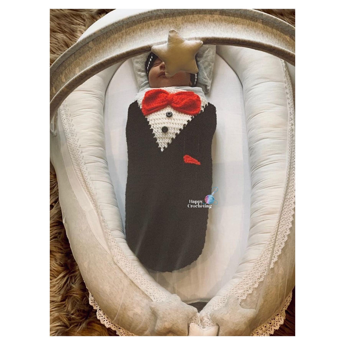 TUXEDO BABY COCOON