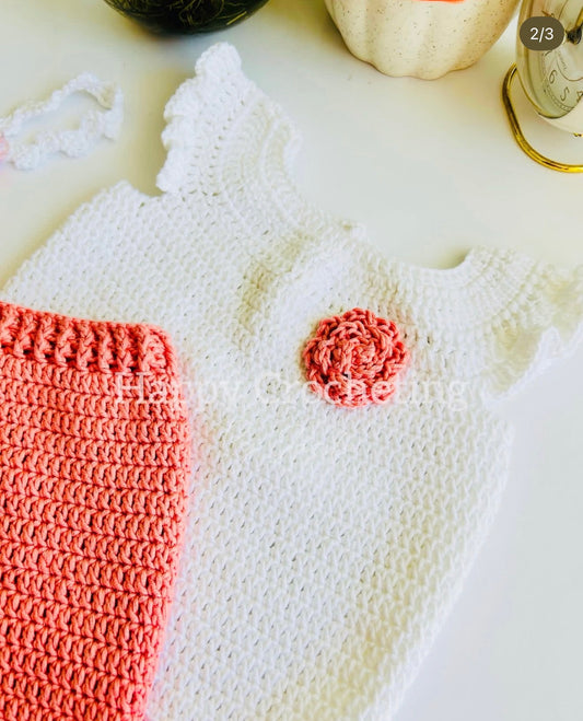 Crochet Skirt Set