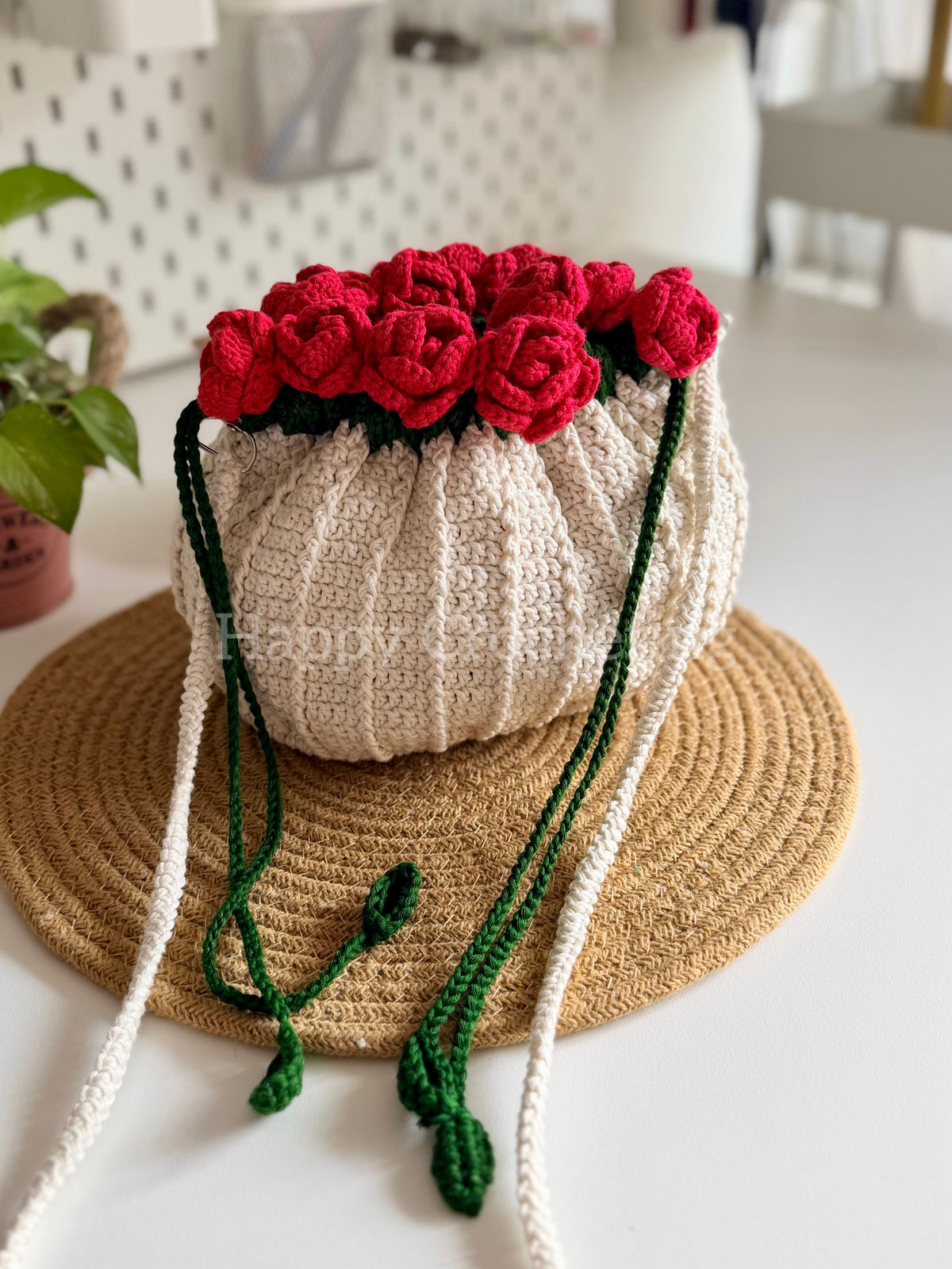 Rose Bouquet Sling Bag