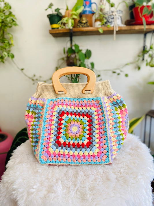 Rainbow Bloom Bag