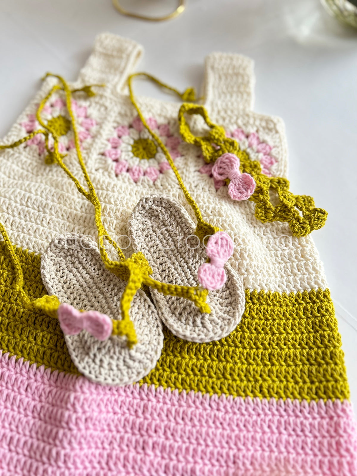 Granny Square Dress set