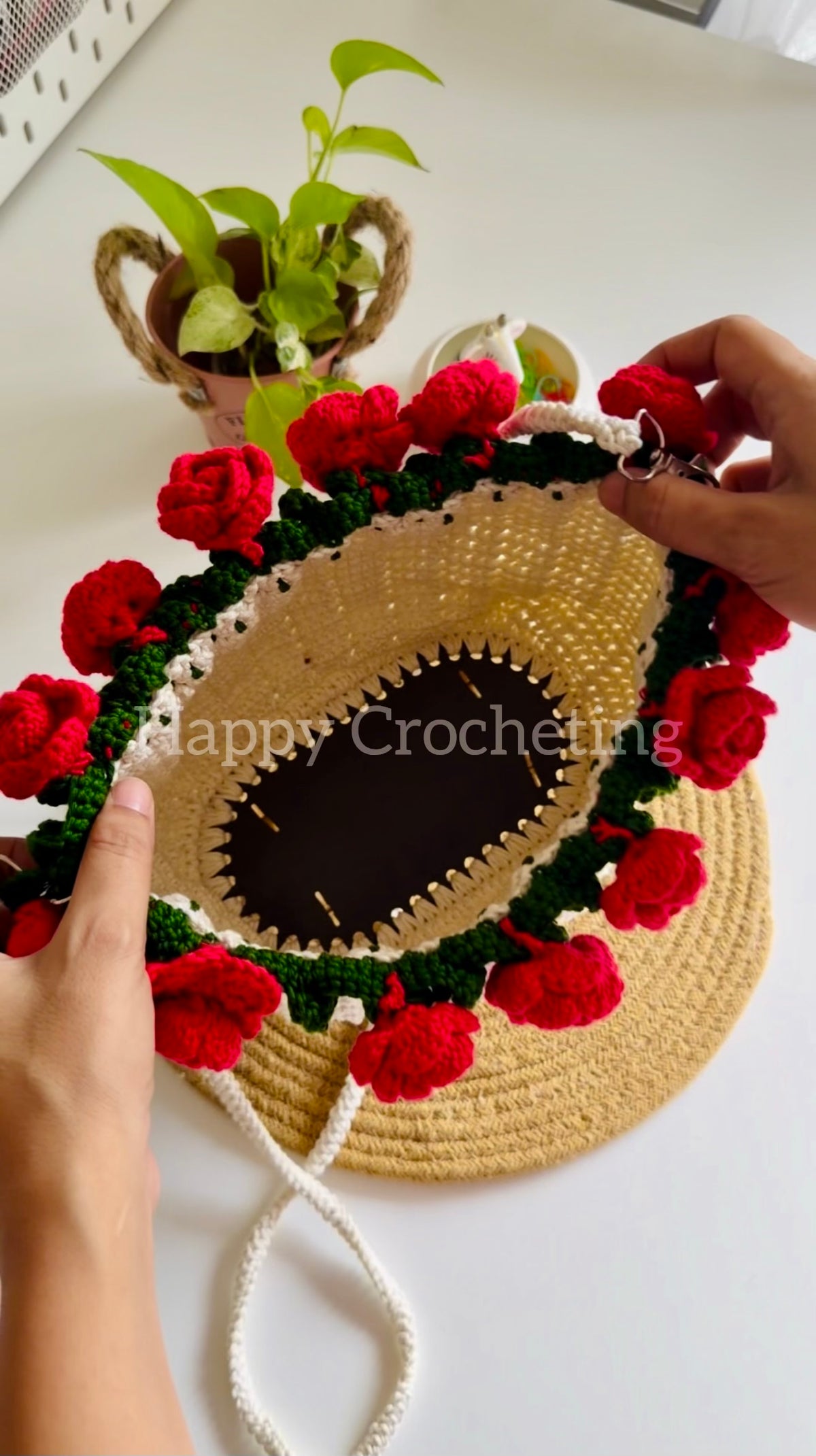 Rose Bouquet Sling Bag