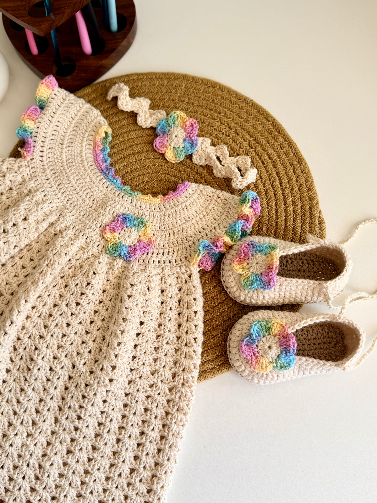 RAINBOW DRESS SET