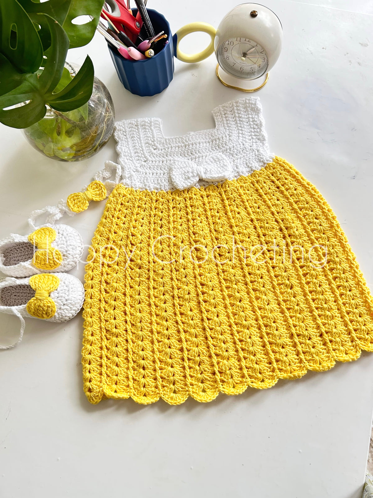 Beautiful Yellow dress set