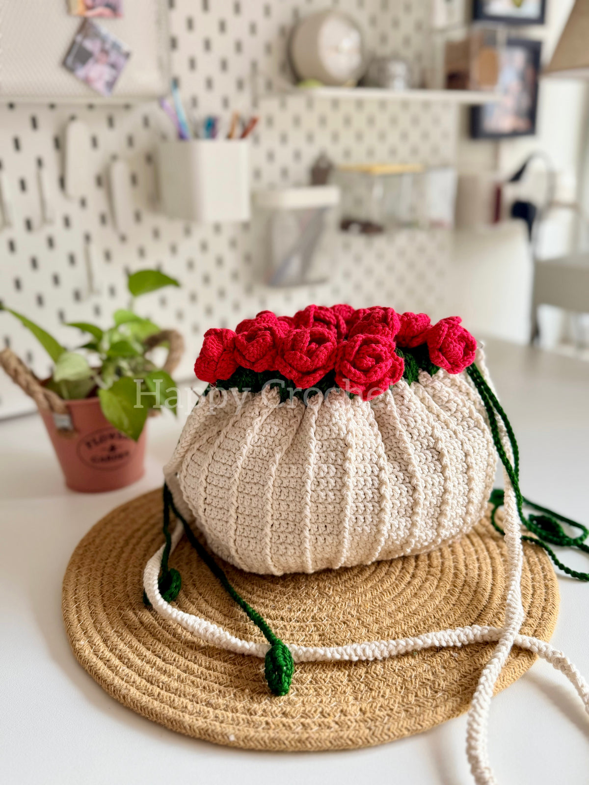 Rose Bouquet Sling Bag