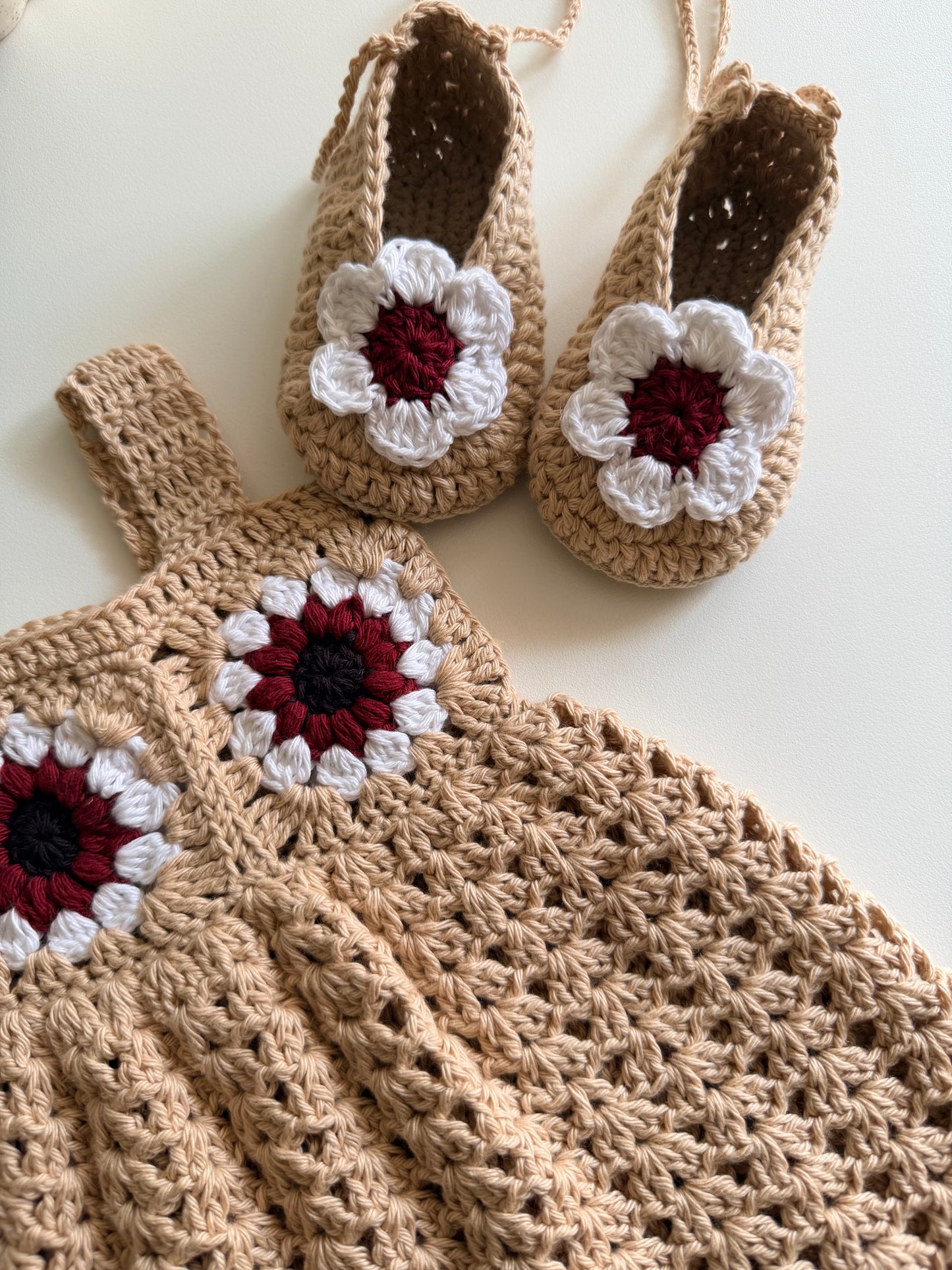 *GRANNY SQUARE CROCHET DRESS*