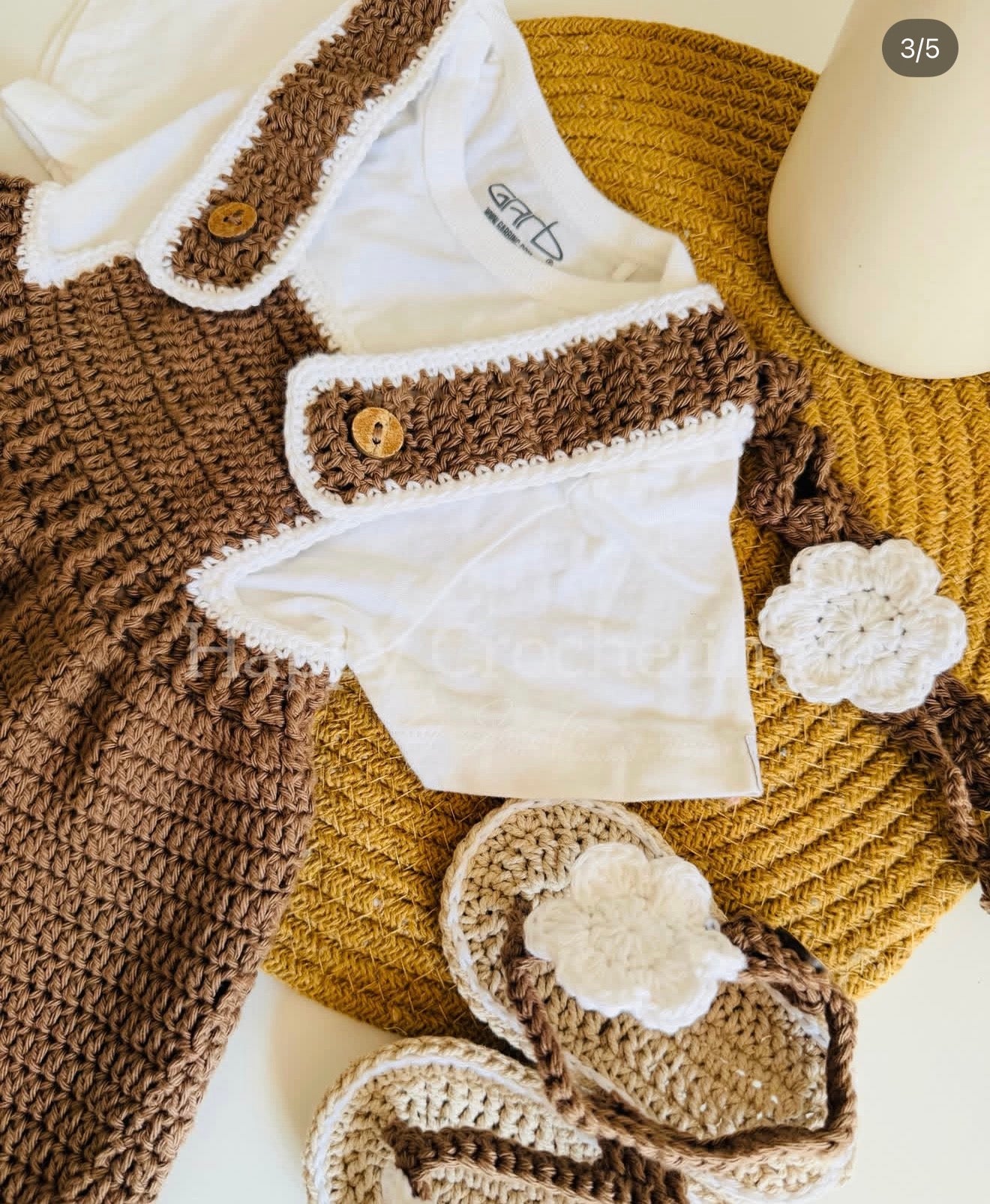 CROCHET SUSPENDER SKIRT SET