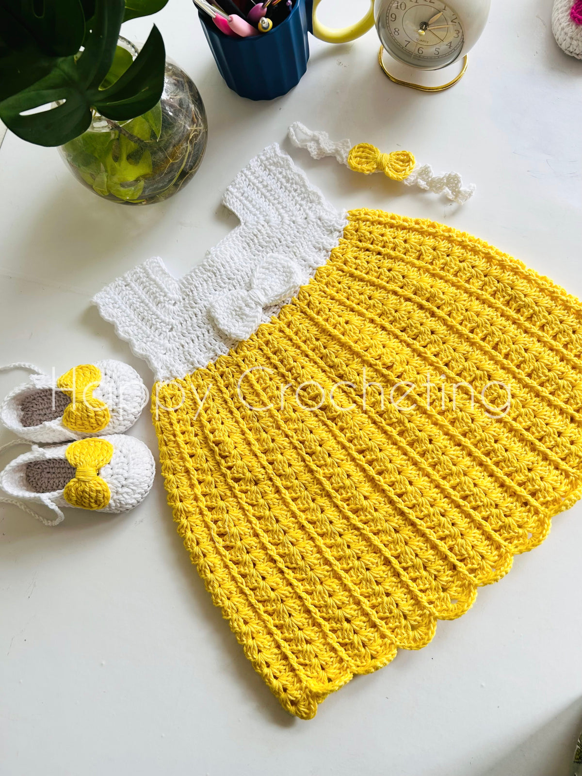 Beautiful Yellow dress set