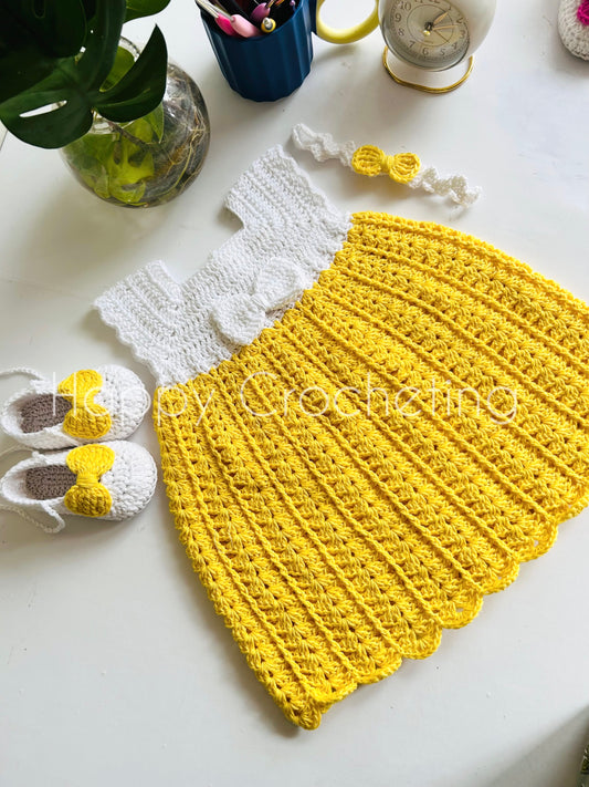 Beautiful Yellow dress set