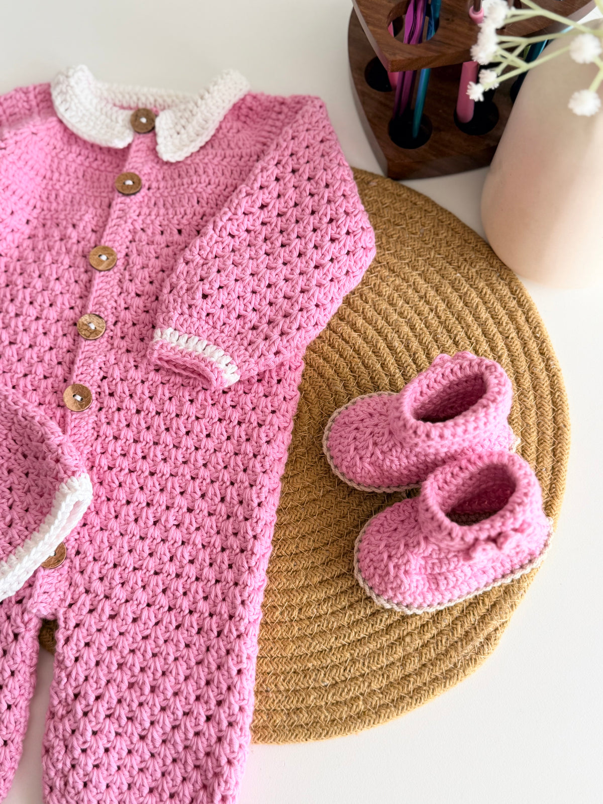 Full sleeve romper set