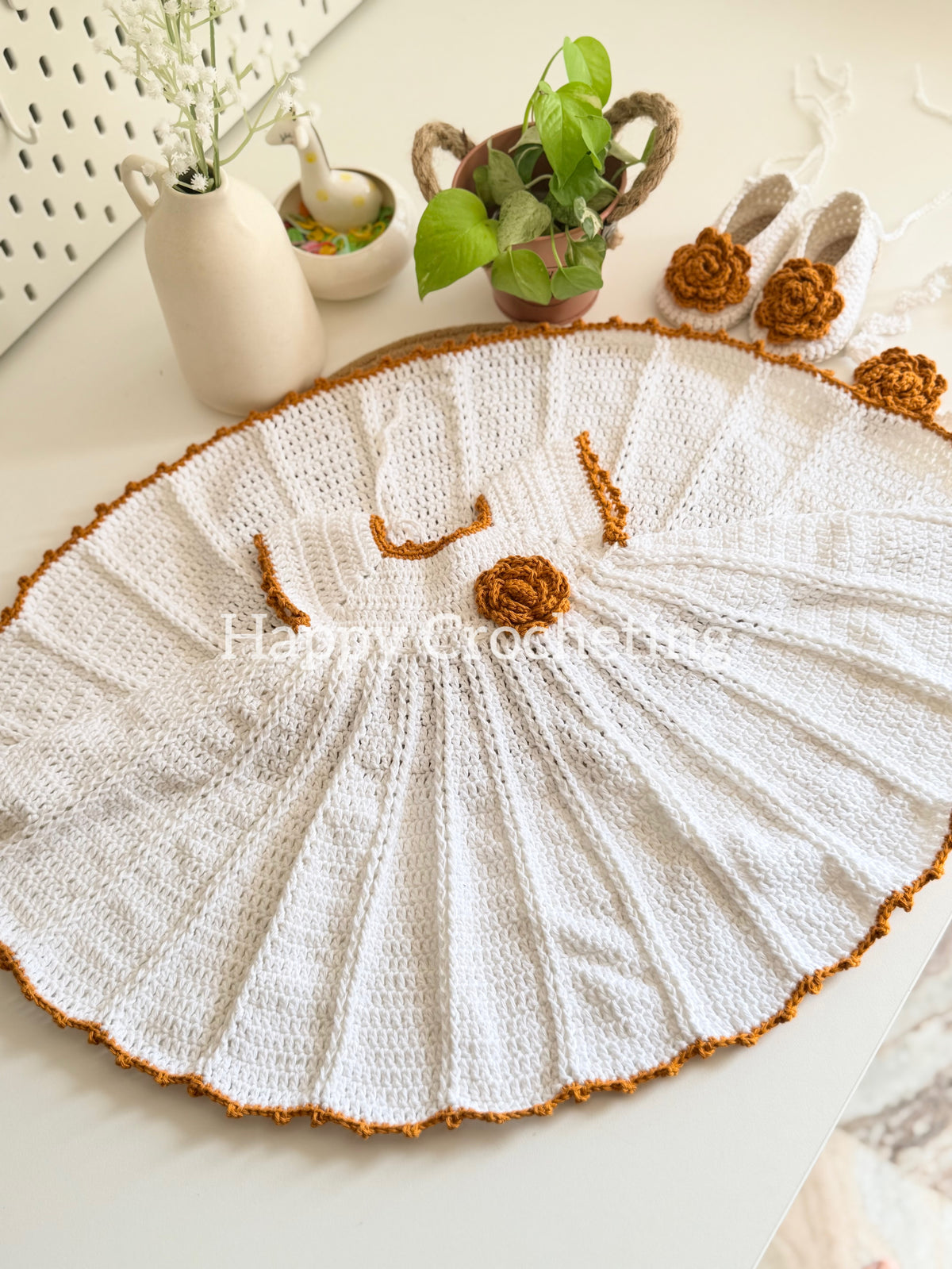 360° Flared Crochet Dress
