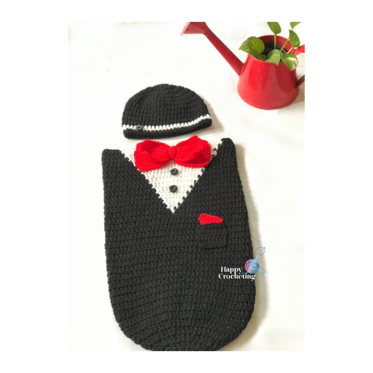 TUXEDO BABY COCOON