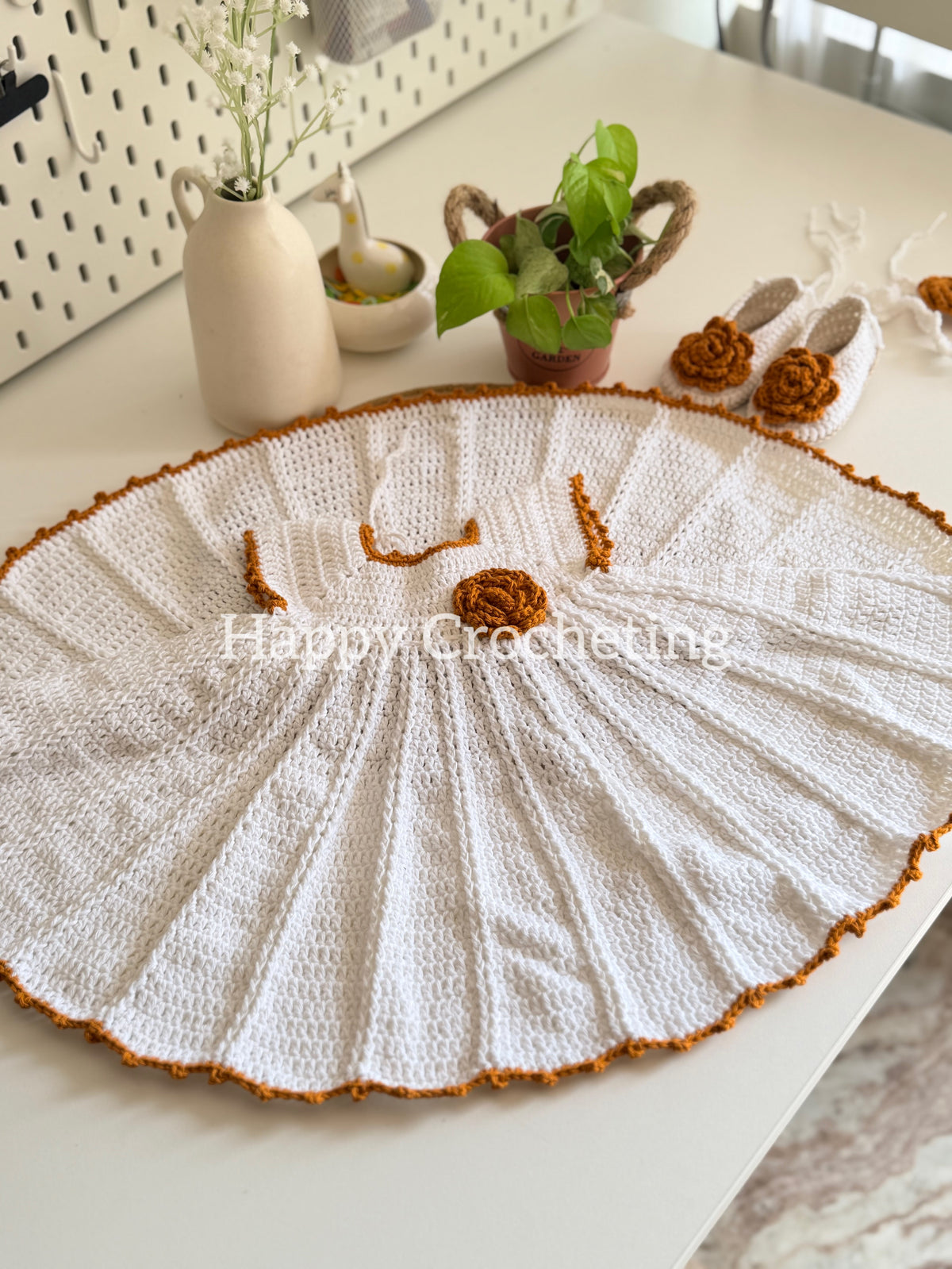 360° Flared Crochet Dress