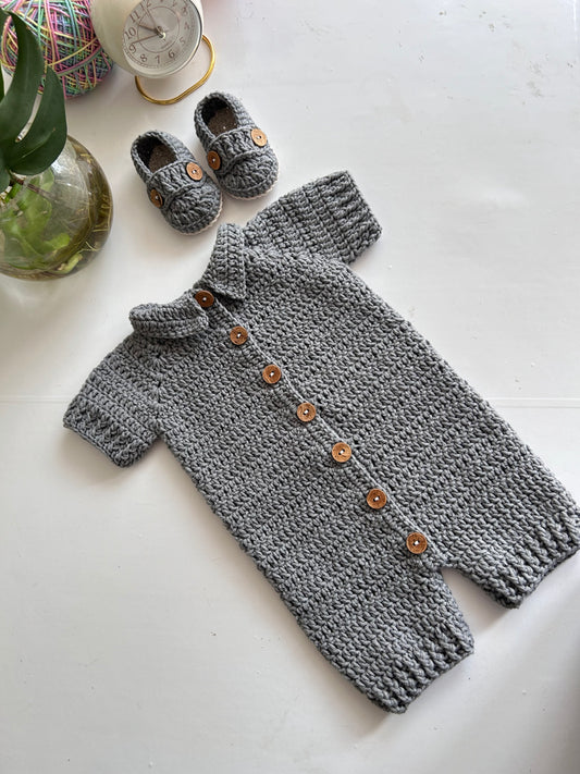 Pure Cotton Short Romper Set