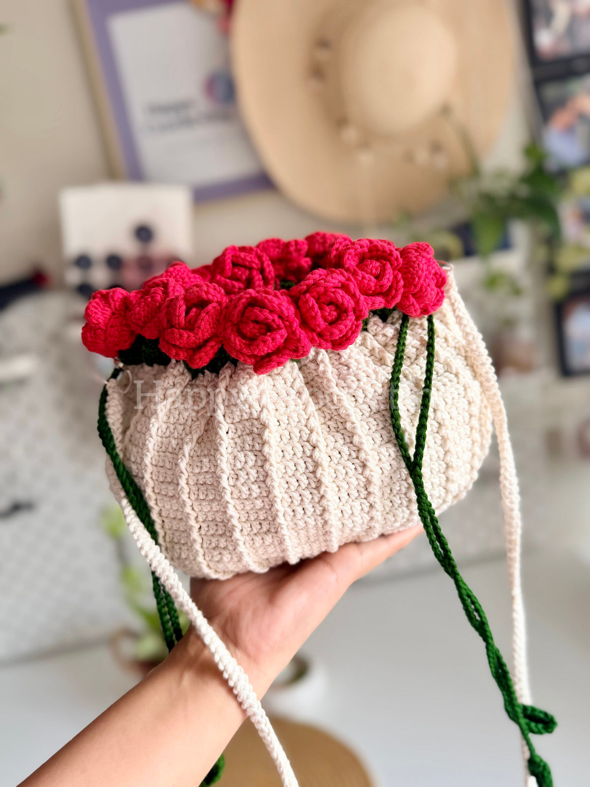 Rose Bouquet Sling Bag