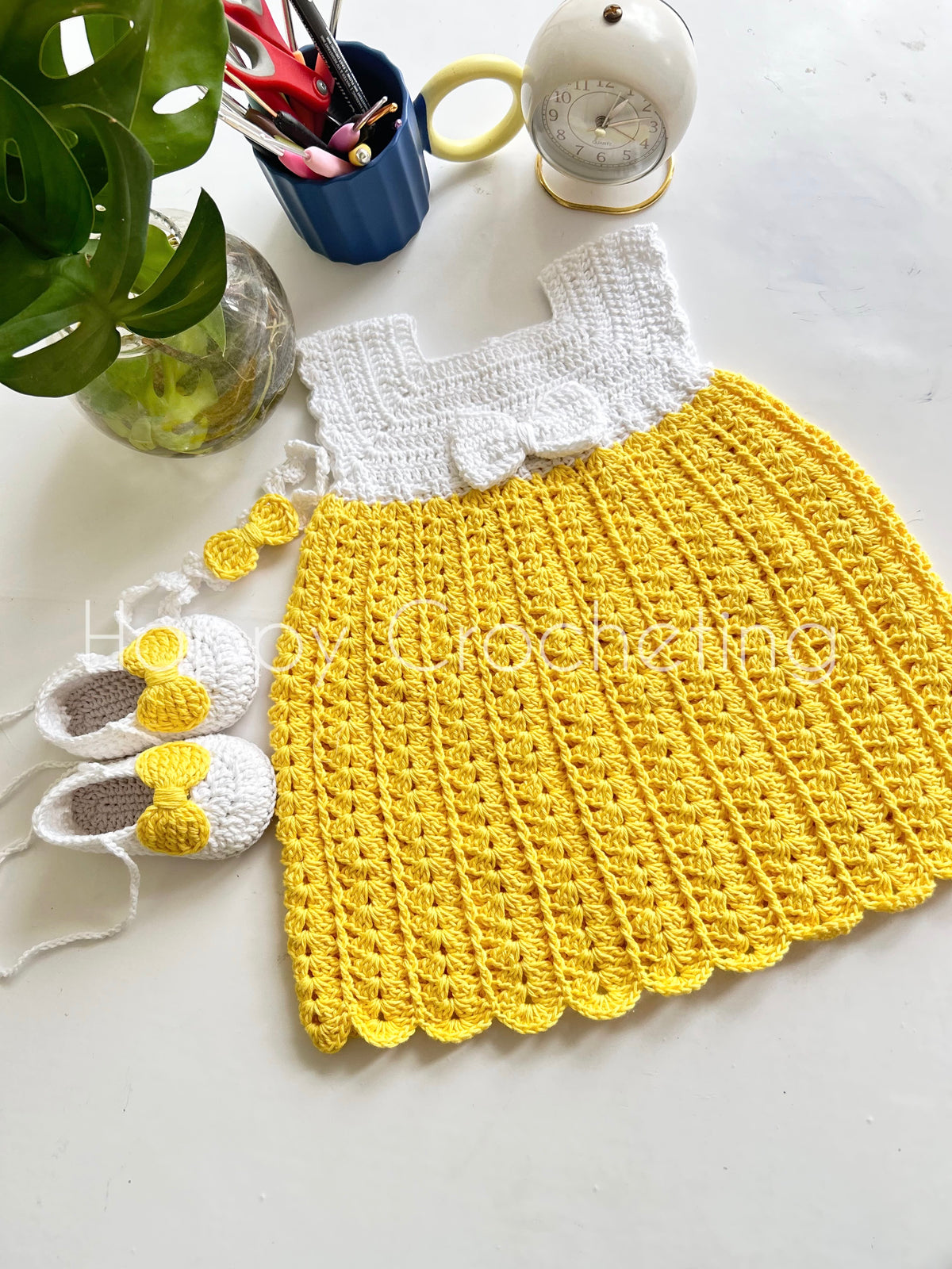 Beautiful Yellow dress set