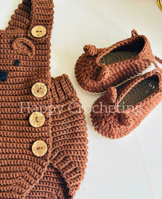 Bunny Face Romper set